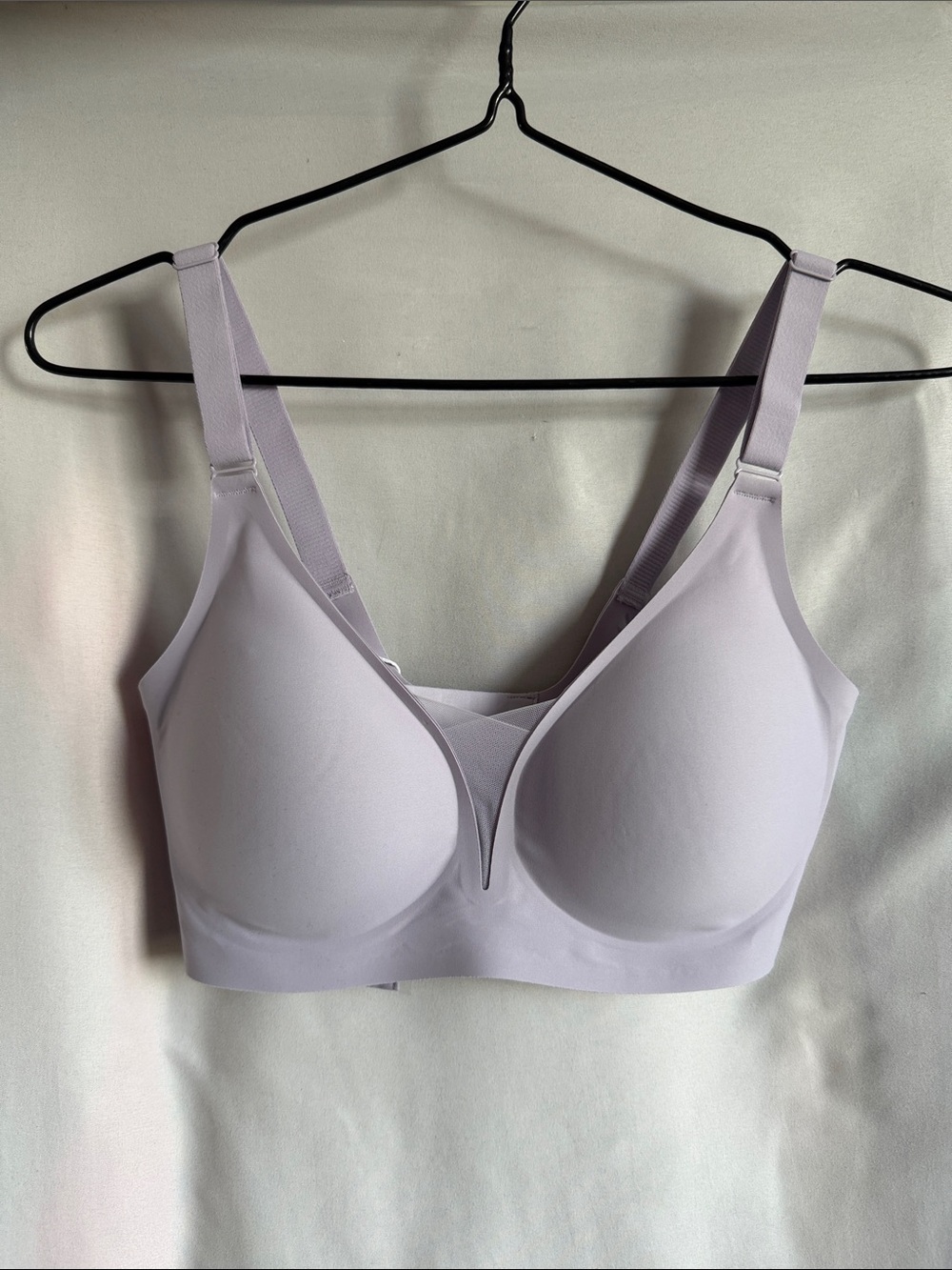 Light Lavender Wireless T-Shirt Bra with Molded Cups